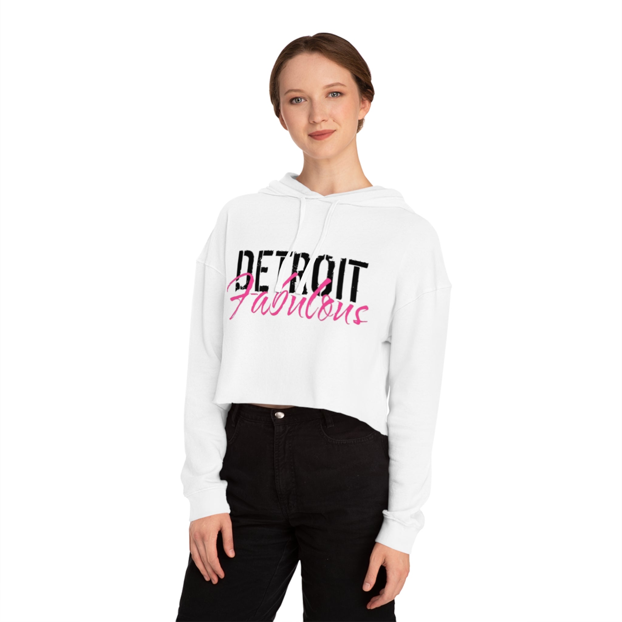 Detroit Fabulous Cropped Hoodie