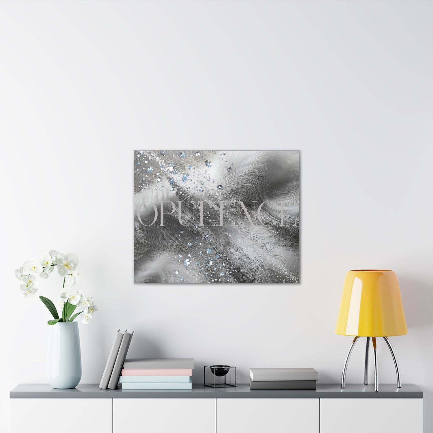 Opulence Silver Wall Art