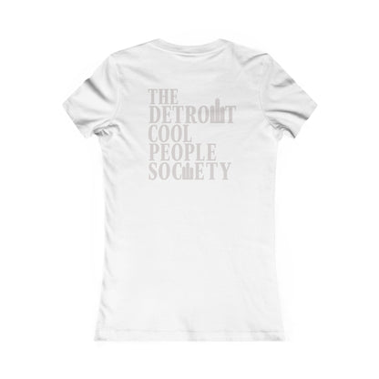 The Detroit Cool People Society Fitted Women&