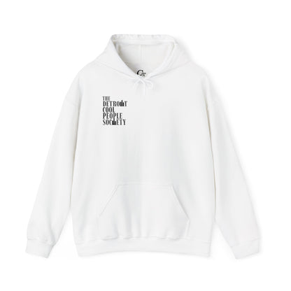 The Detroit Cool People Society Hoodie - Front and Back print