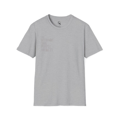 Detroit Cool People Society Tee - Front and Back Print Alternate Colors
