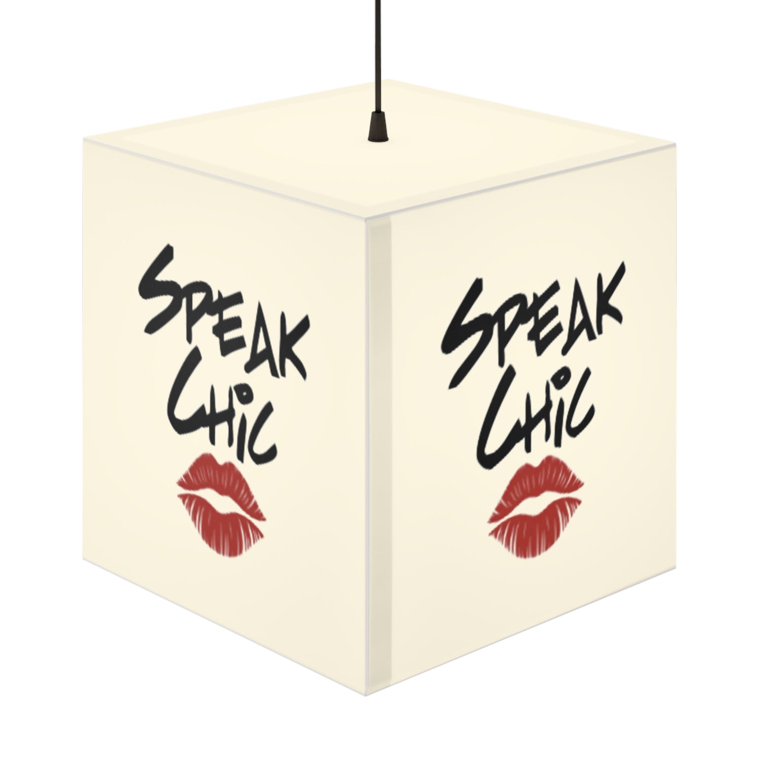 Speak Chic Cube Lamp - Tonyalicious Tees