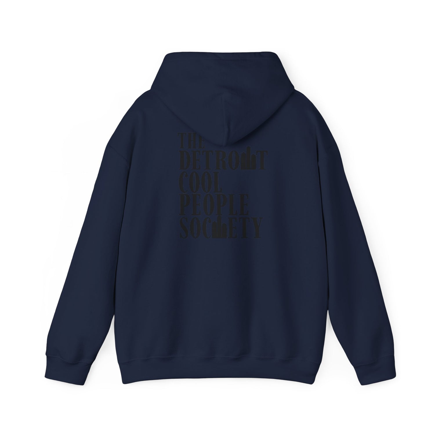 The Detroit Cool People Society Hoodie - Front and Back print