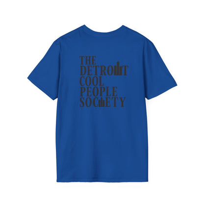 Detroit Cool People Society Tee - Front and Back Print Alternate Colors