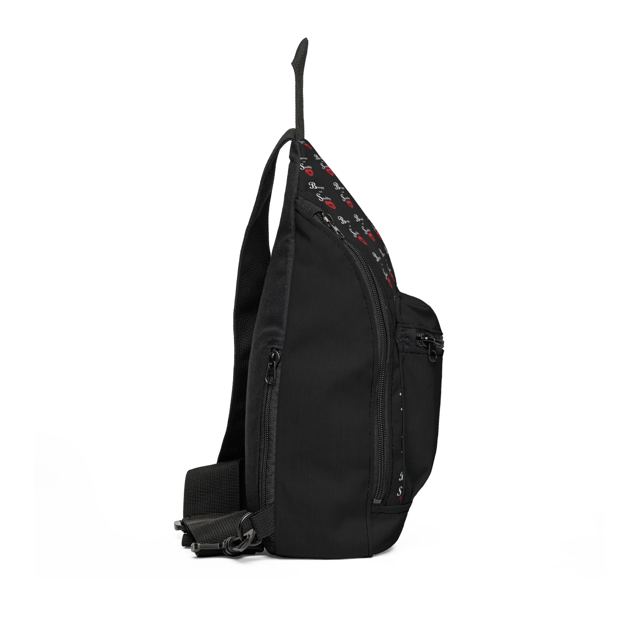 Bougy and Snobby Black Crossbody Sling Bag - Tonyalicious Tees