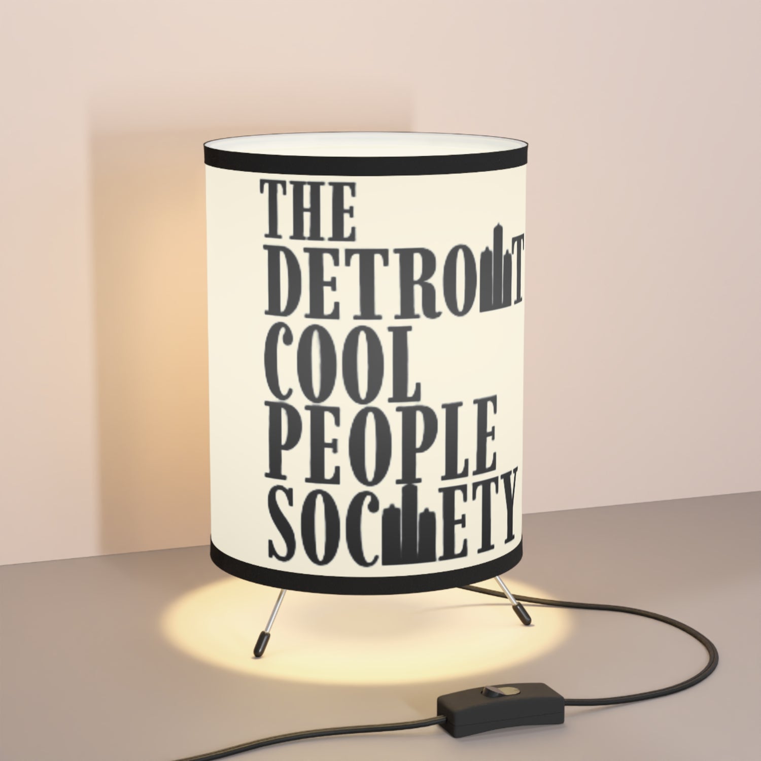 The Detroit Cool People Society Lamp