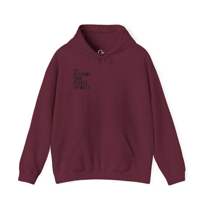 The Detroit Cool People Society Hoodie - Front and Back print
