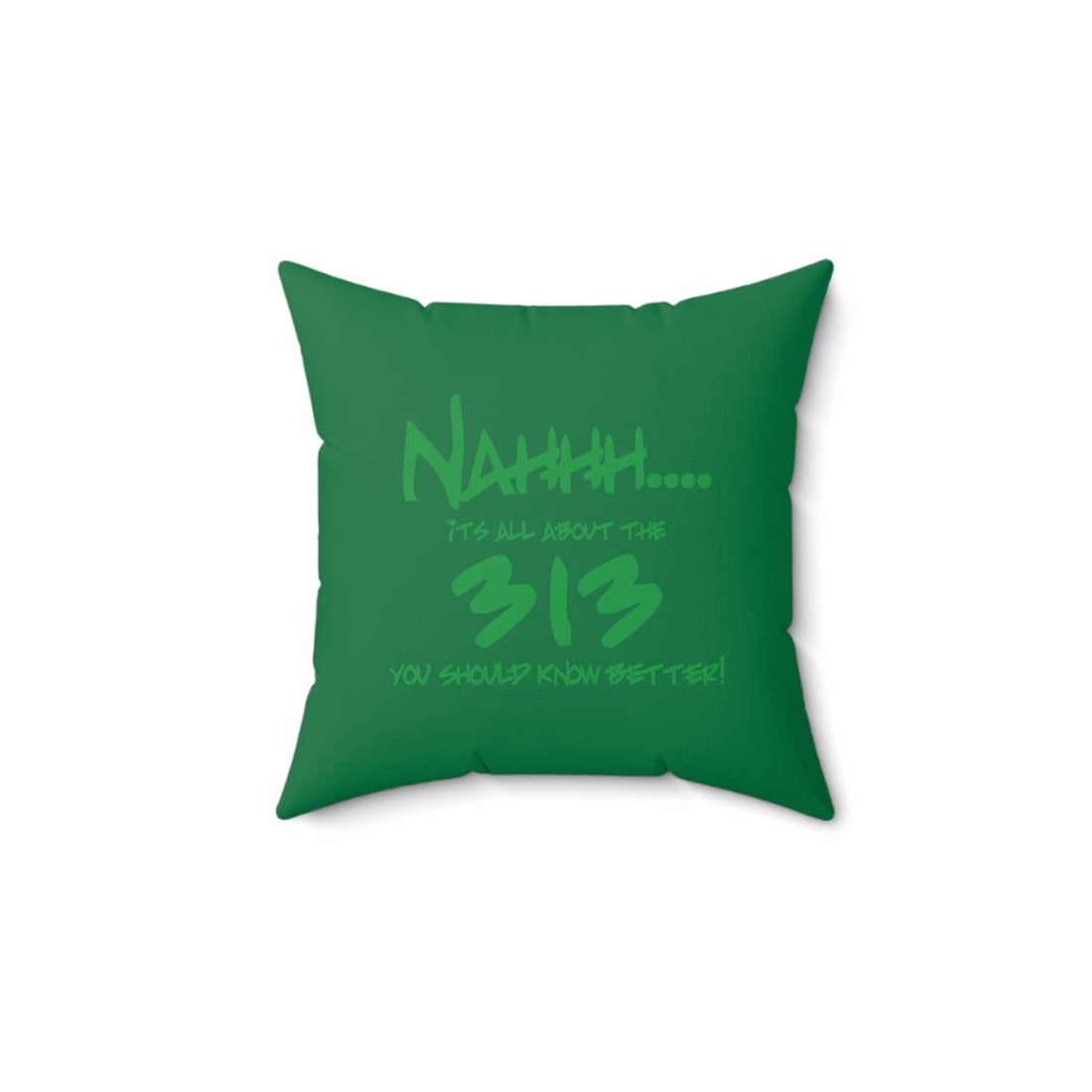 All About the 313 Pillow