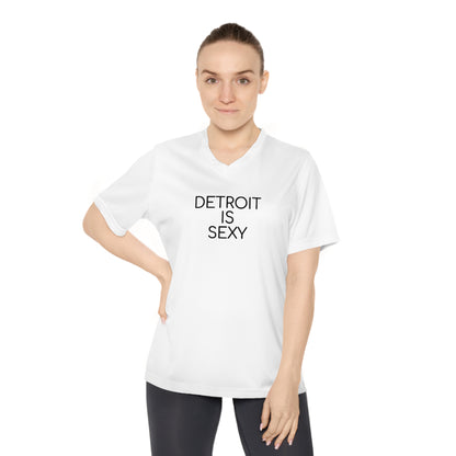 Detroit is Sexy Athletic Performance V-Neck Tee - Tonyalicious Tees