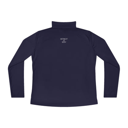 Detroit Is Sexy Ladies Quarter-Zip Pullover - Tonyalicious Tees