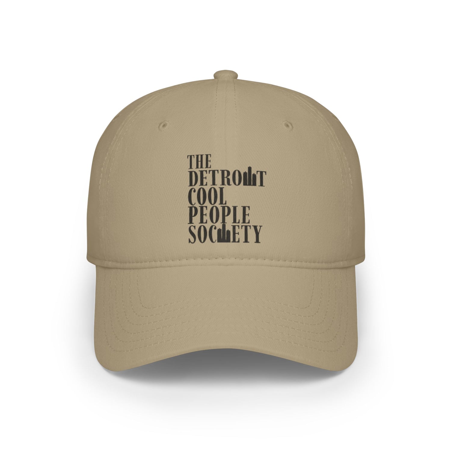 The Detroit Cool People Society Baseball Cap - Black