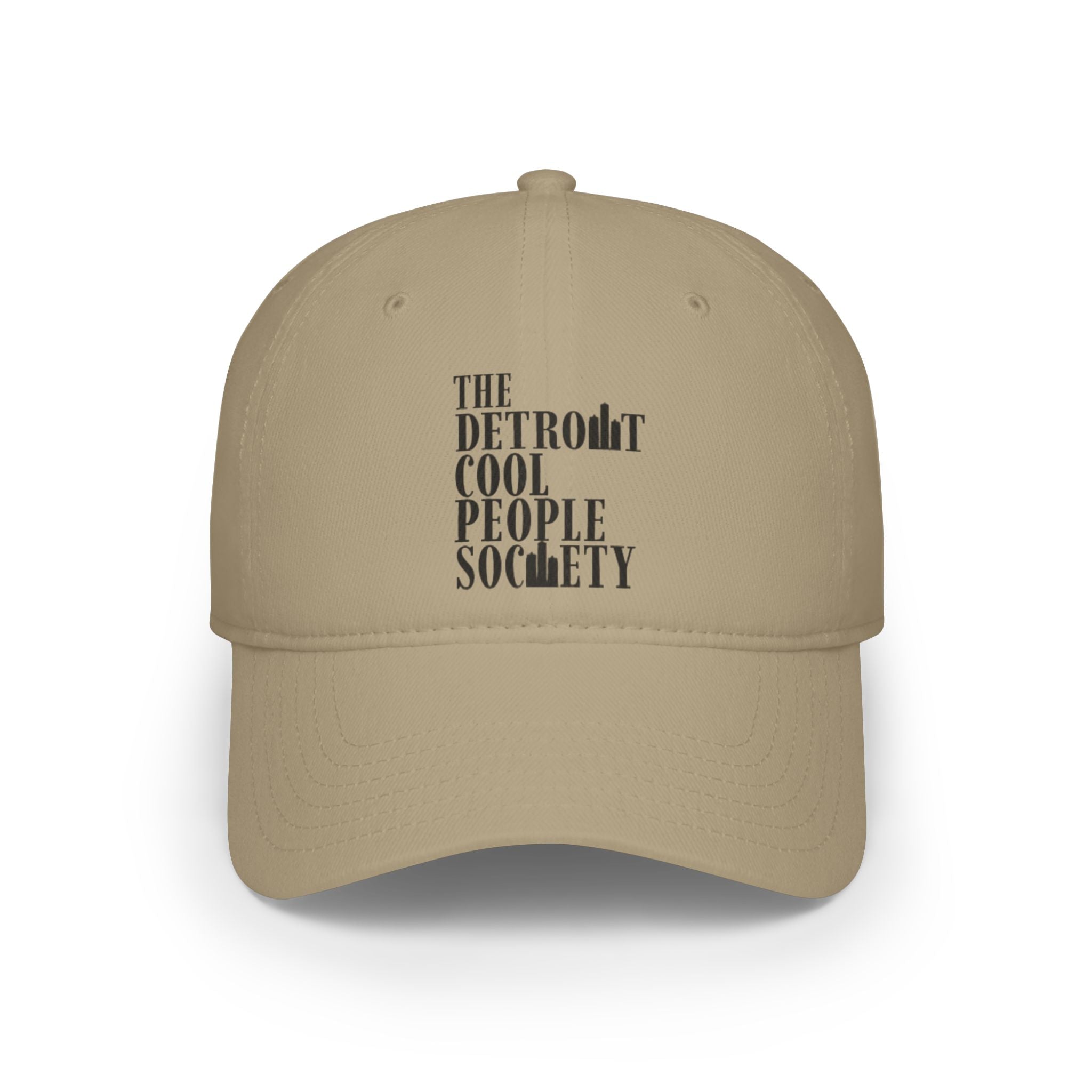 The Detroit Cool People Society Baseball Cap - Black