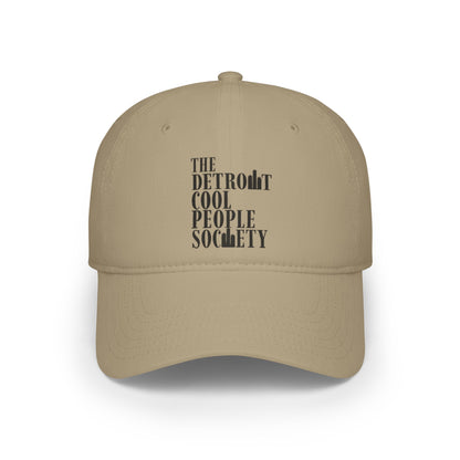 The Detroit Cool People Society Baseball Cap - Black