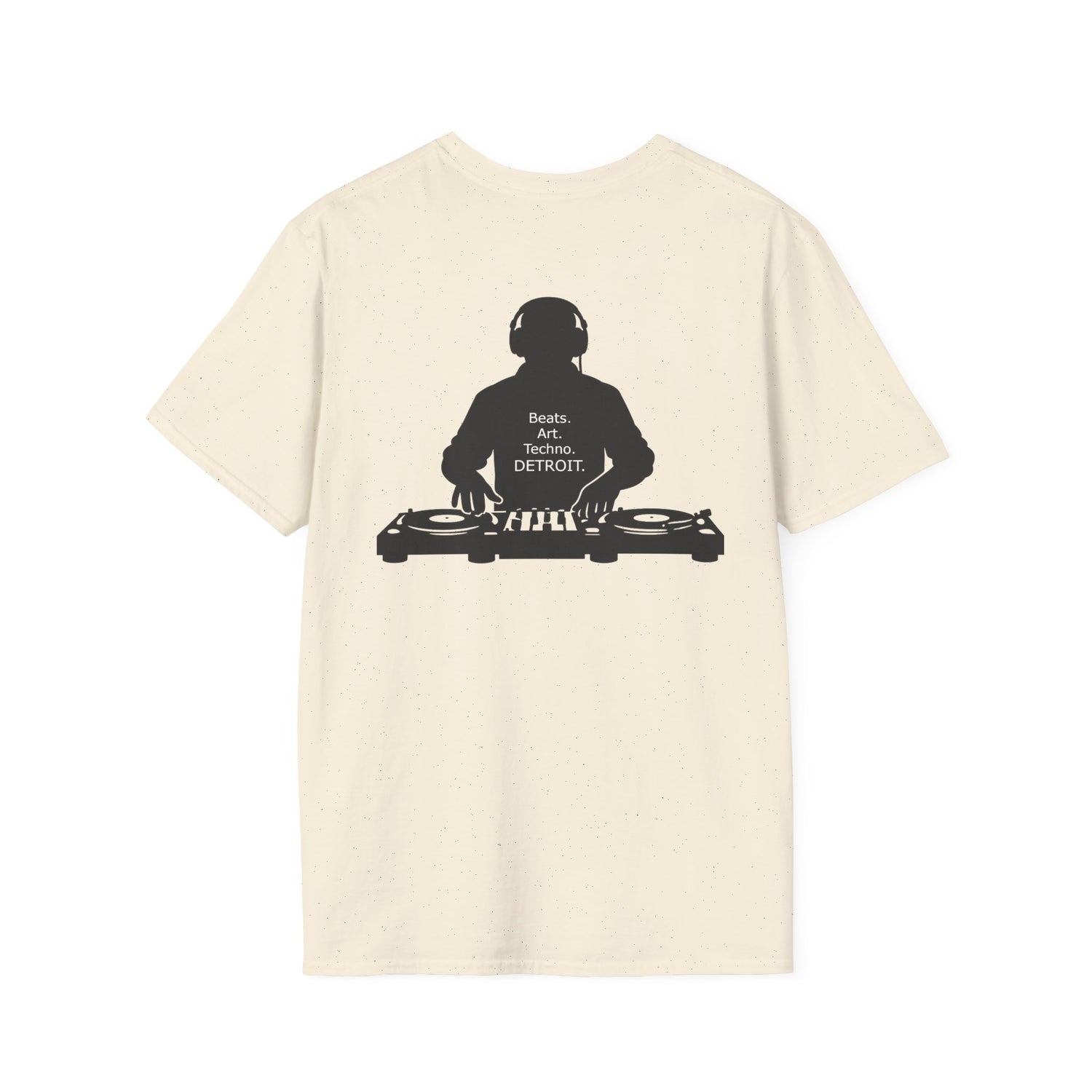 Beats. Art. Techno. Detroit Tee - Front and Back Print