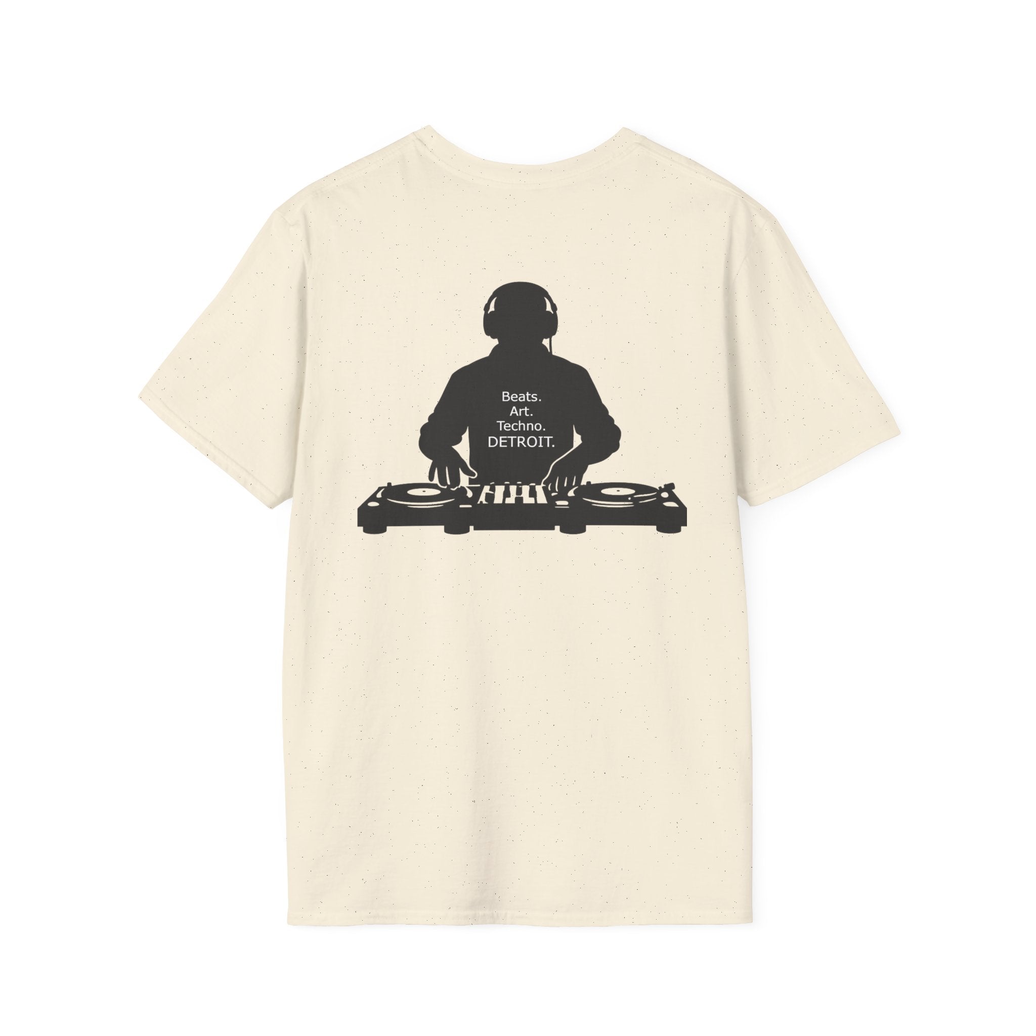 Beats. Art. Techno. Detroit Tee - Front and Back Print