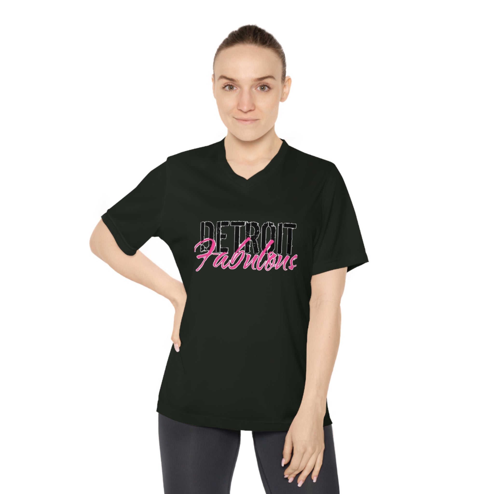 Detroit Fabulous Athletic Performance V-Neck Tee - Tonyalicious Tees