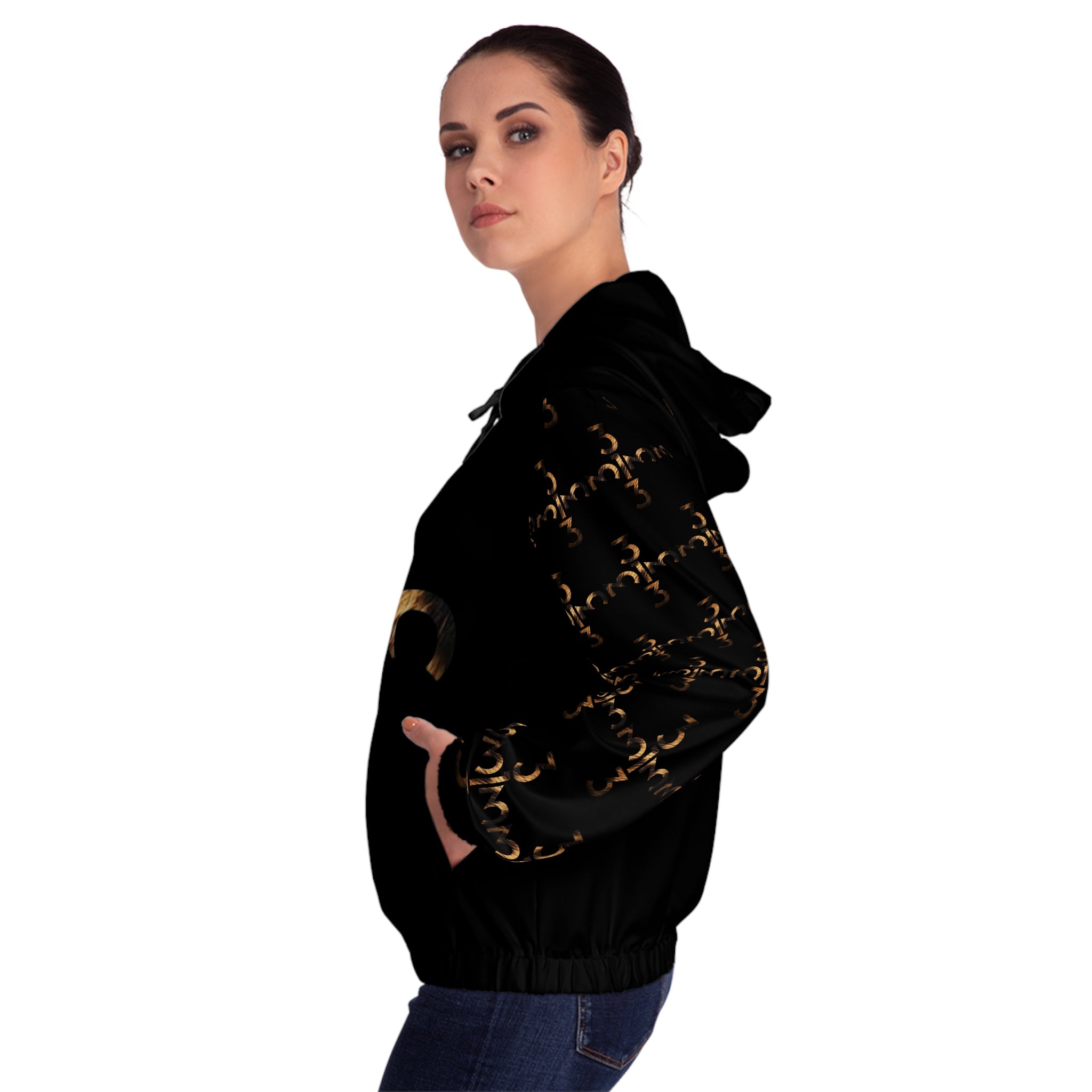 Twisted 313 Women’s Bold Animal Print Lightweight Zip Hoodie - Tonyalicious Tees