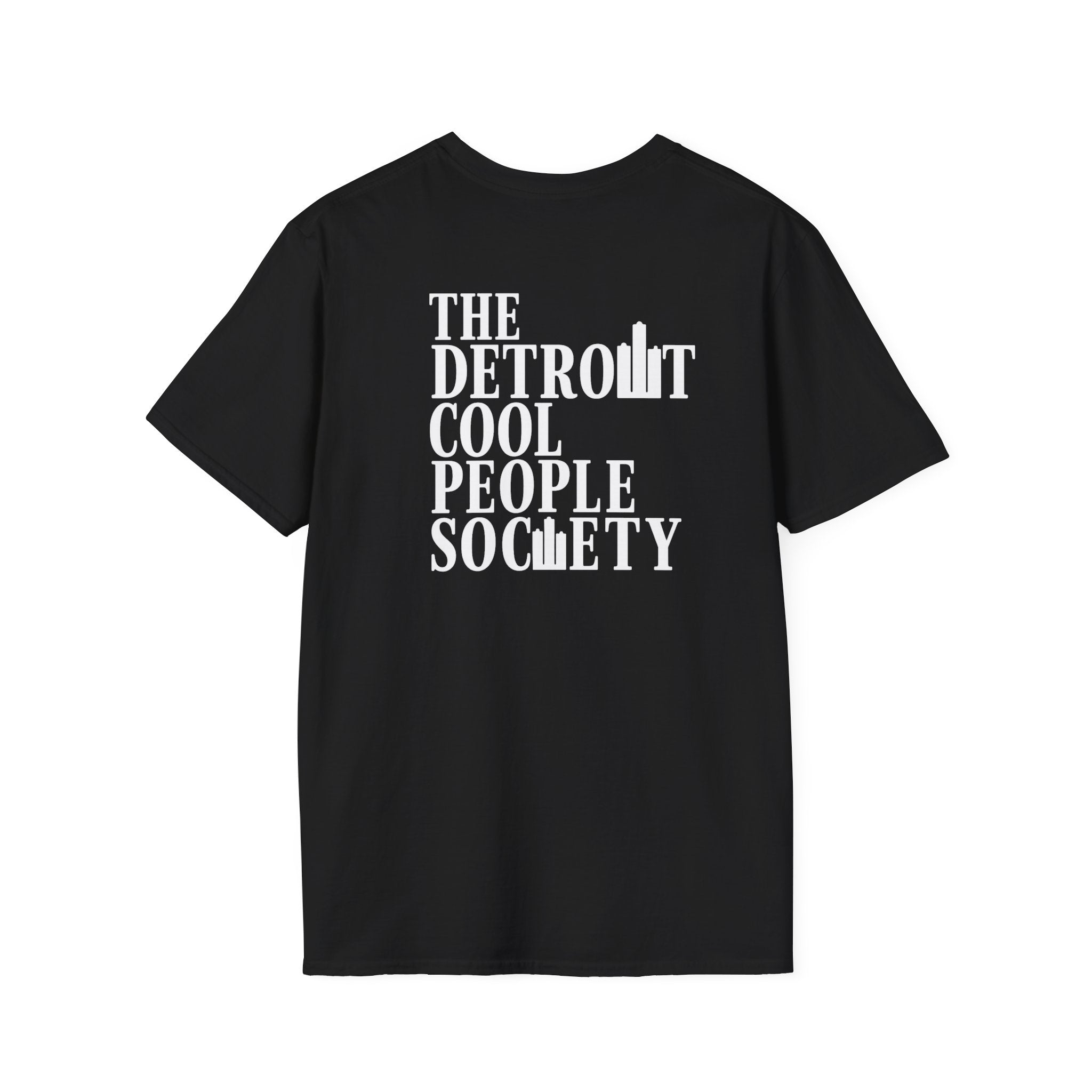 The Detroit Cool People Society Tee - Front and Back Print - Tonyalicious Tees