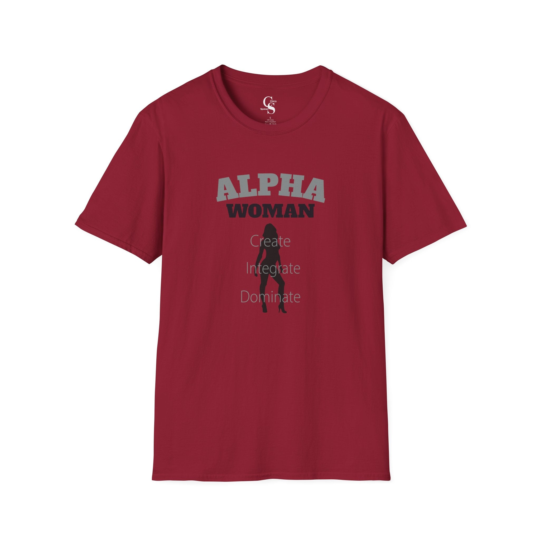 Alpha Woman Tee - Front and Back Print - Tonyalicious Tees