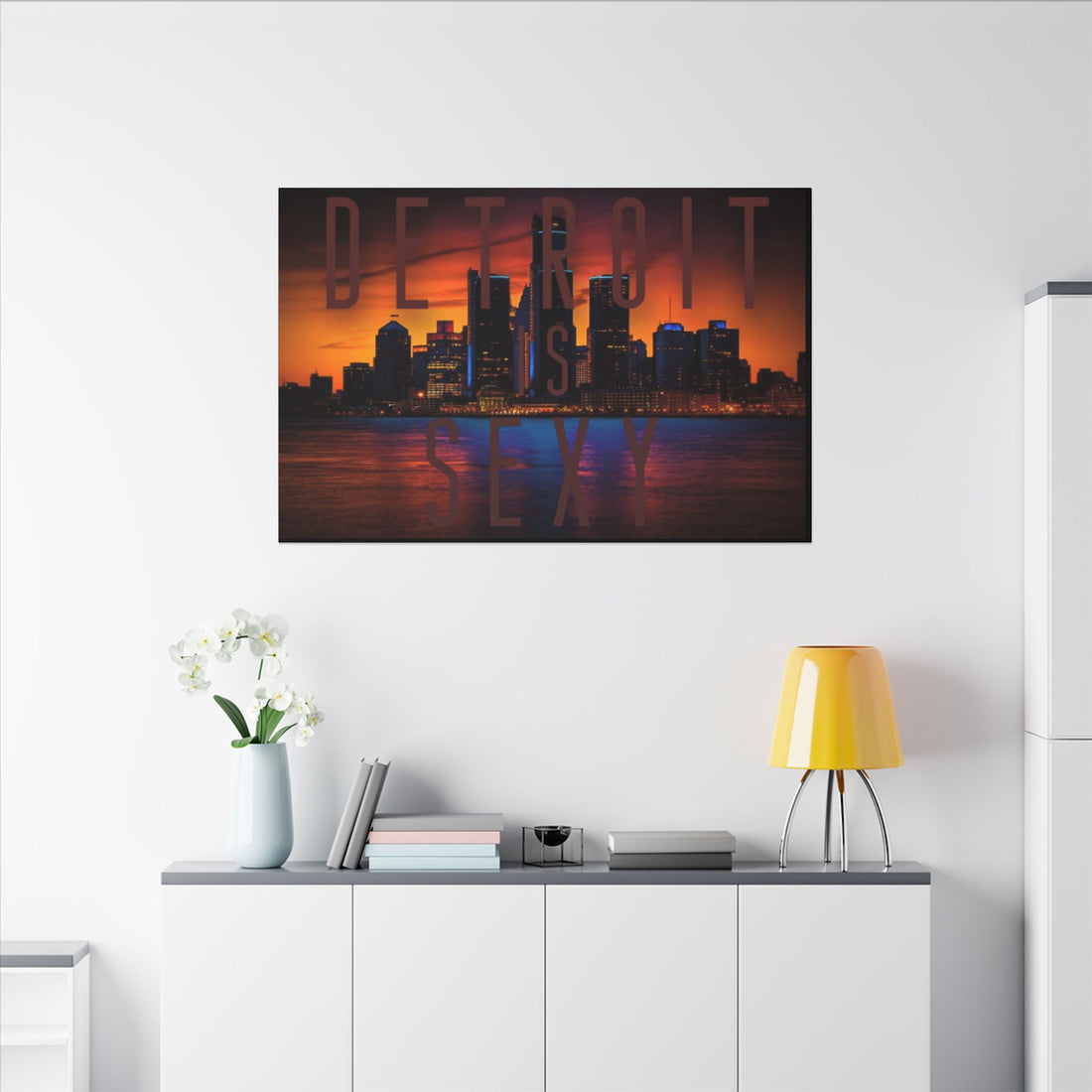 Detroit is Sexy Canvas Wall Art - Tonyalicious Tees