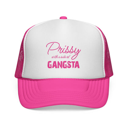 Prissy with a Side of Gangsta Mesh Cap - Tonyalicious Tees