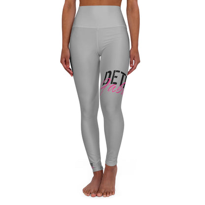 Detroit Fabulous Gray High-Waisted Yoga Leggings - Tonyalicious Tees