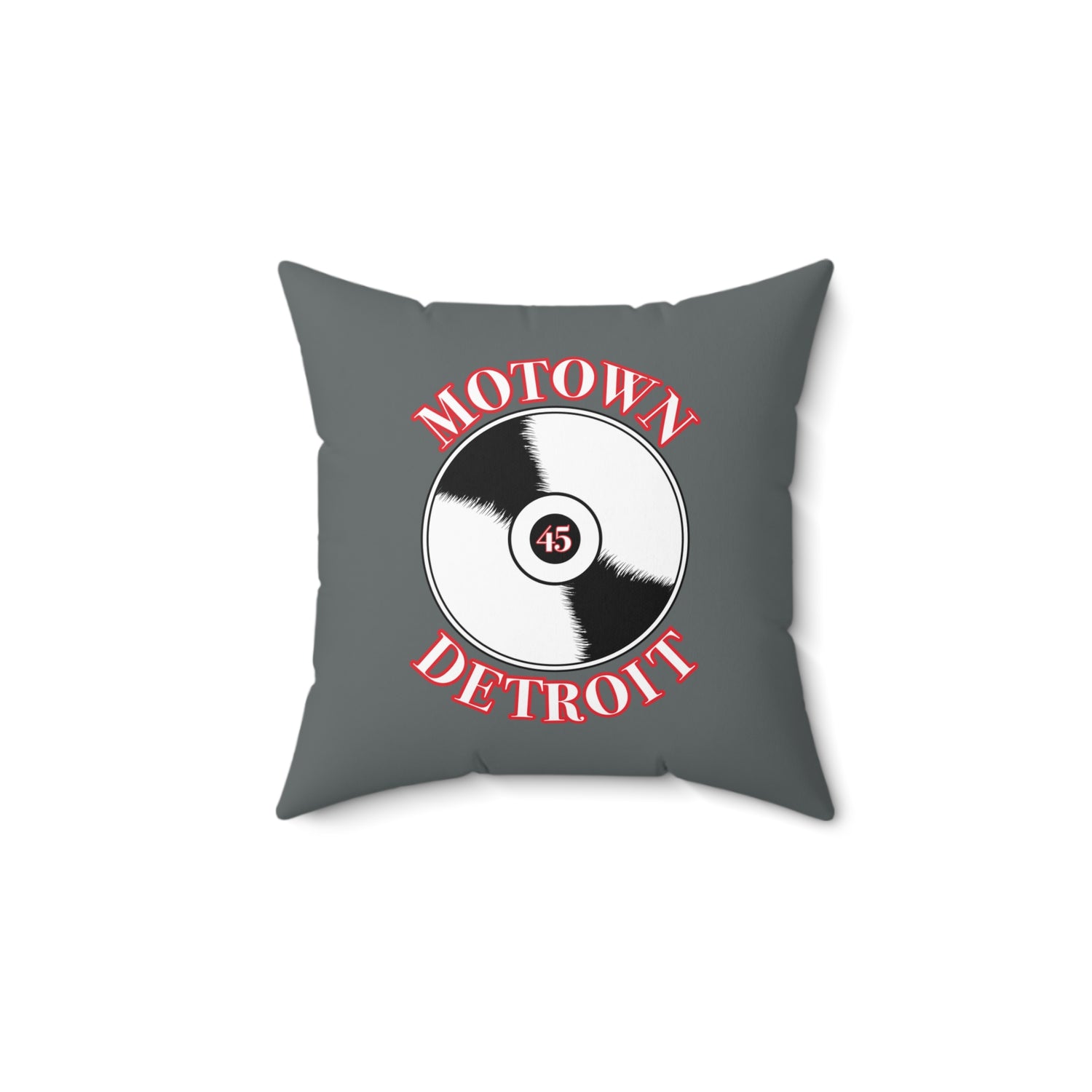 Retro Motown Record Pillow - Red - Tonyalicious Tees