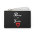 Bougy Not Snobby Black Clutch Bag Wristlet - Tonyalicious Tees