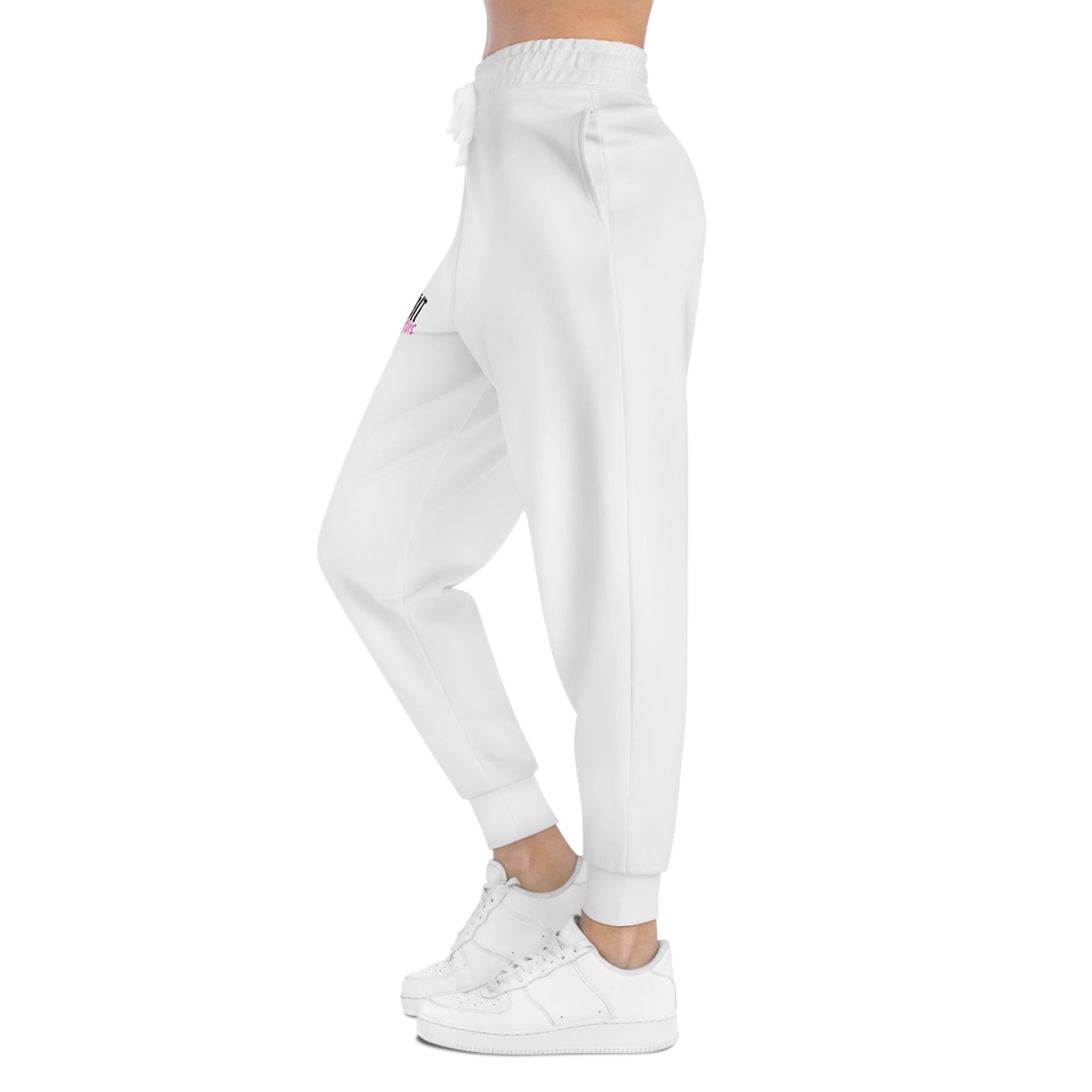 Detroit Fabulous White Athletic Joggers - Tonyalicious Tees