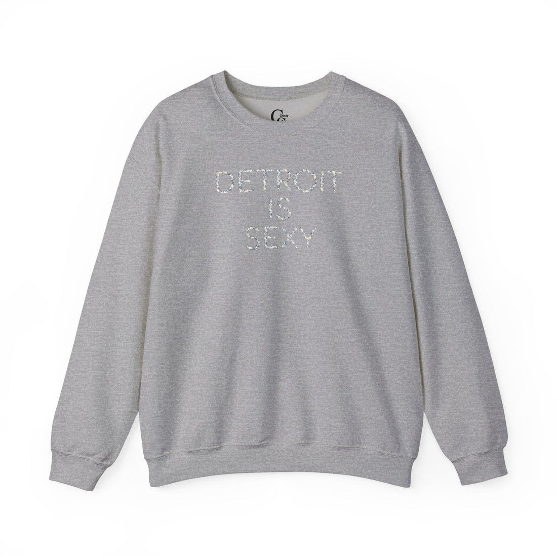 Detroit Is Sexy Diamond Impression Lettered Sweatshirt - Tonyalicious Tees