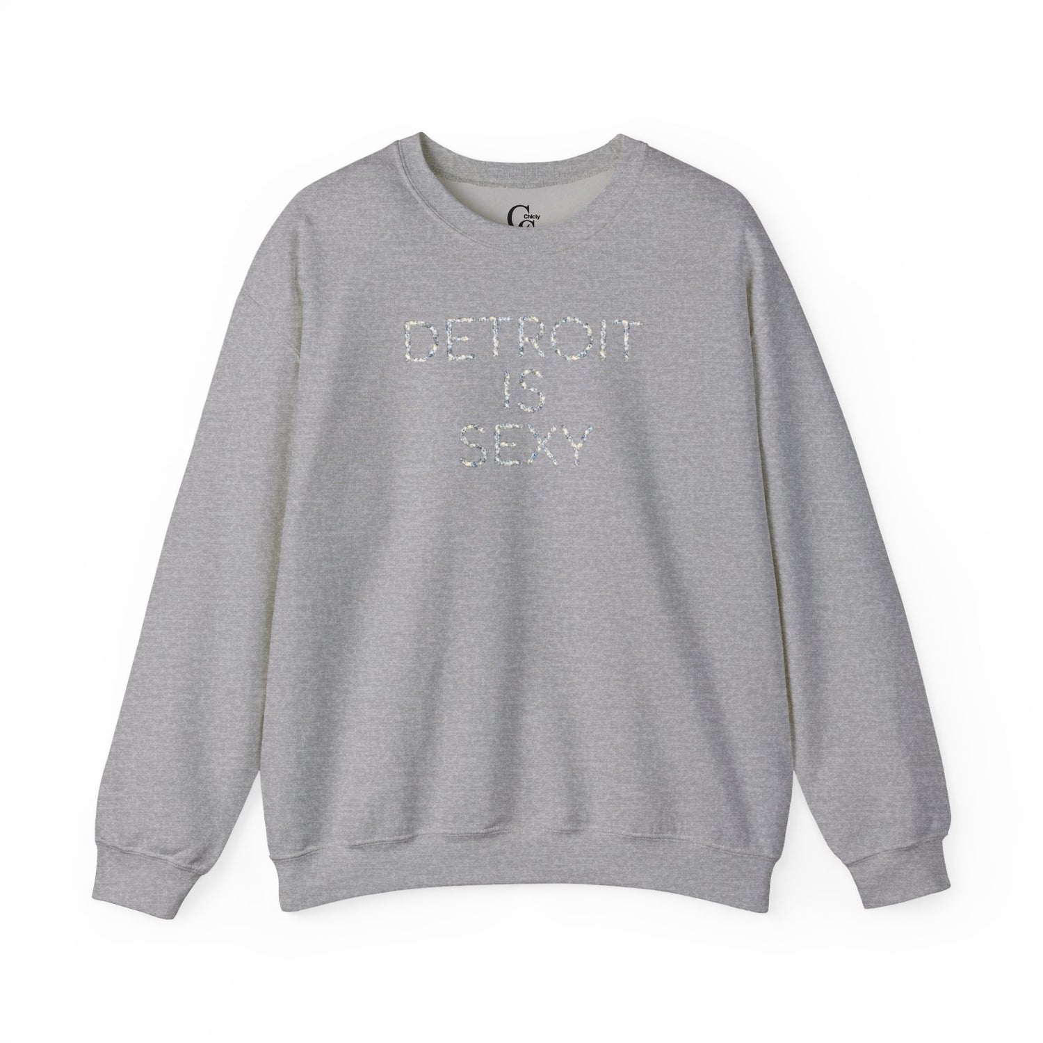 Detroit Is Sexy Diamond Impression Lettered Sweatshirt - Tonyalicious Tees