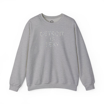 Detroit Is Sexy Diamond Impression Lettered Sweatshirt - Tonyalicious Tees