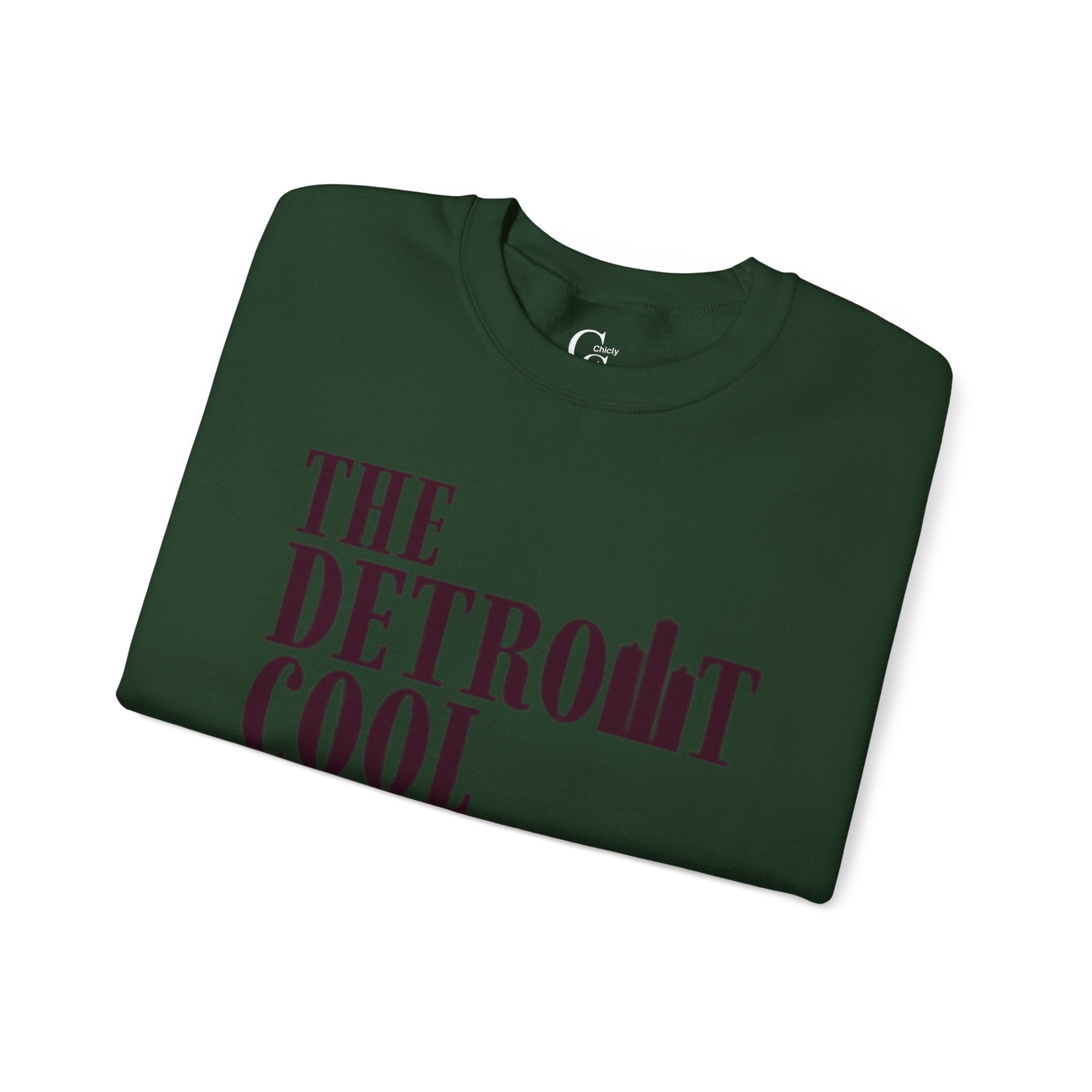 Detroit Cool People Society Crewneck Sweatshirt - Tonyalicious Tees