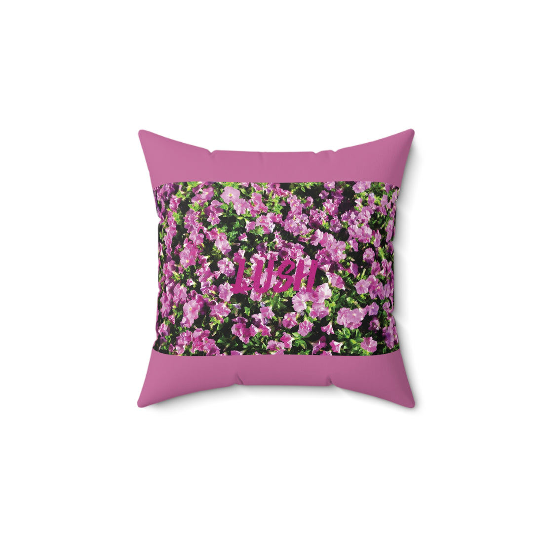 Lush Floral Decorative Pillow