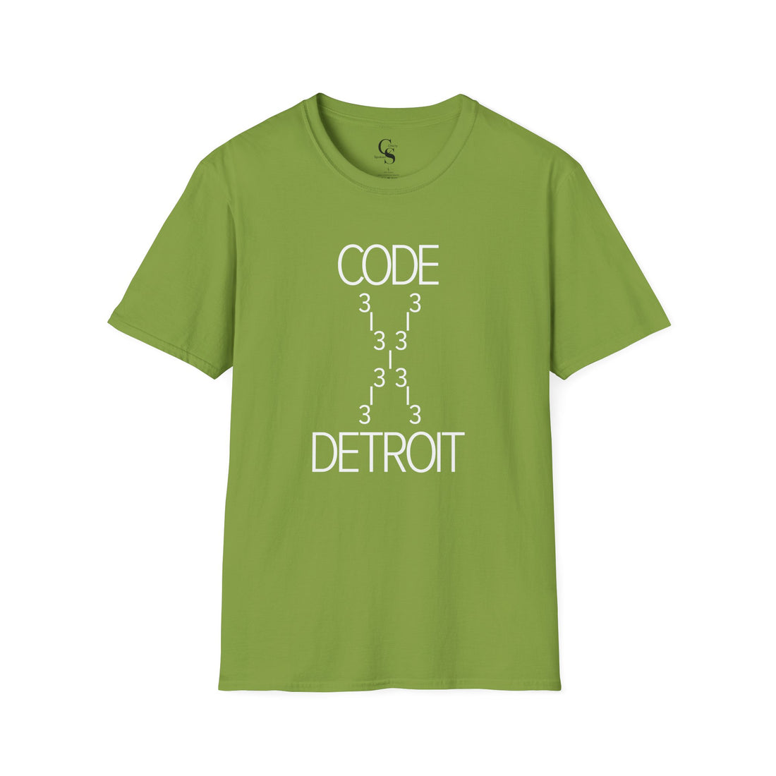 Code 313 Detroit Tee - White Print - Tonyalicious Tees
