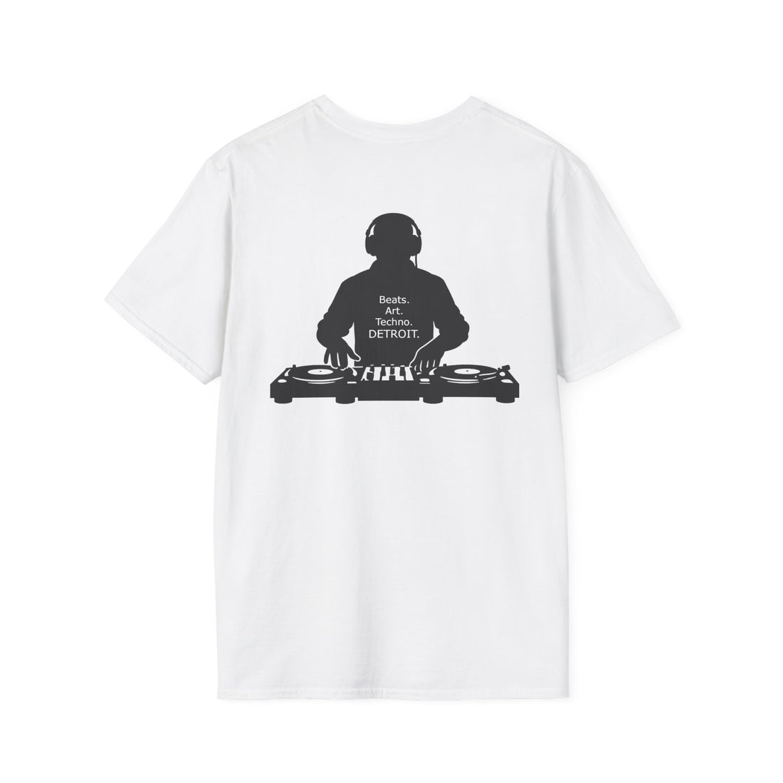 Beats. Art. Techno. Detroit Tee - Front and Back Print