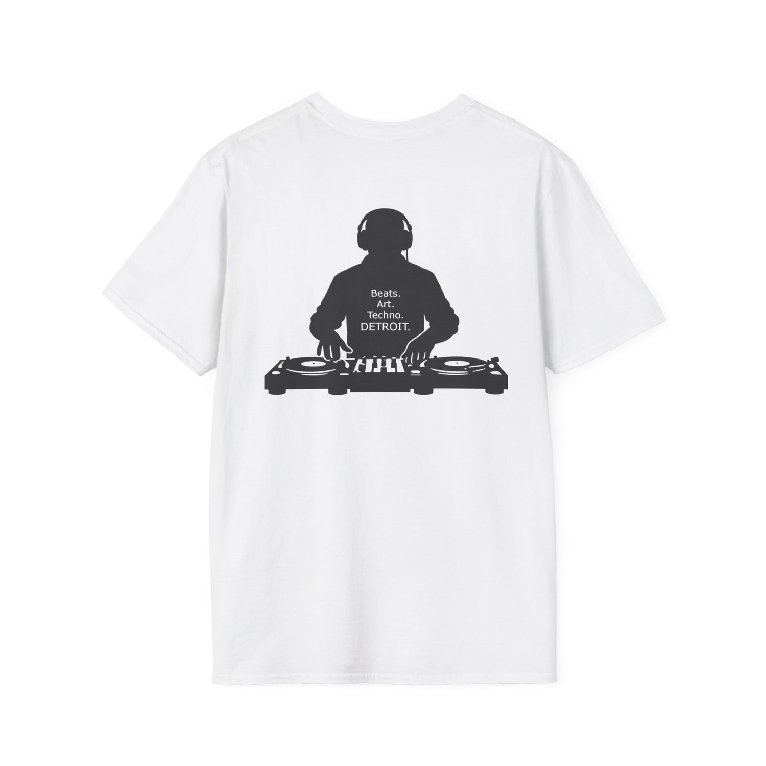 Beats. Art. Techno. Detroit Tee - Front and Back Print