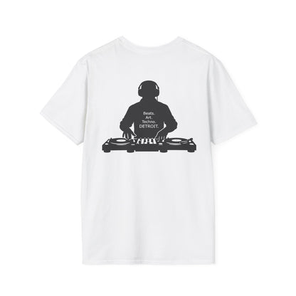 Beats. Art. Techno. Detroit Tee - Front and Back Print