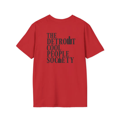 Detroit Cool People Society Tee - Front and Back Print Alternate Colors