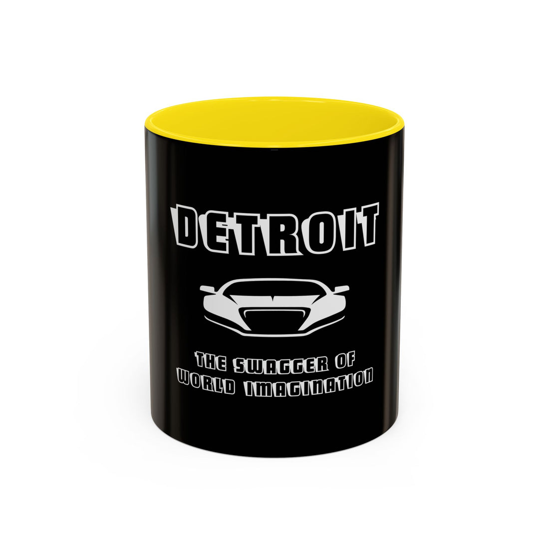 Detroit Swagger Coffee Mug - Bold Black