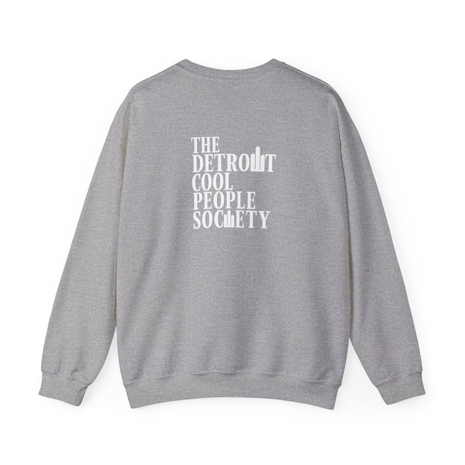 Detroit Cool People Society Crewneck Sweatshirt - Tonyalicious Tees