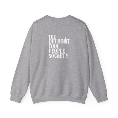 Detroit Cool People Society Crewneck Sweatshirt - Tonyalicious Tees