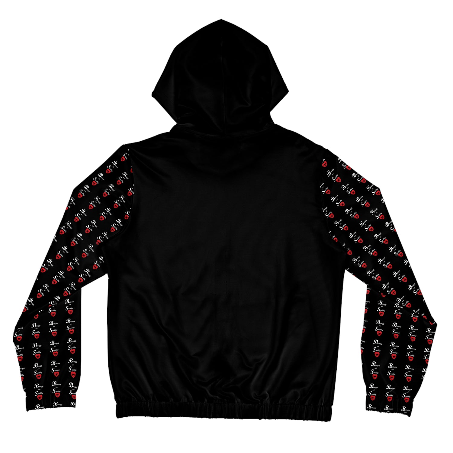 Bougy not Snobby Women’s Full-Zip Black Hoodie - Tonyalicious Tees