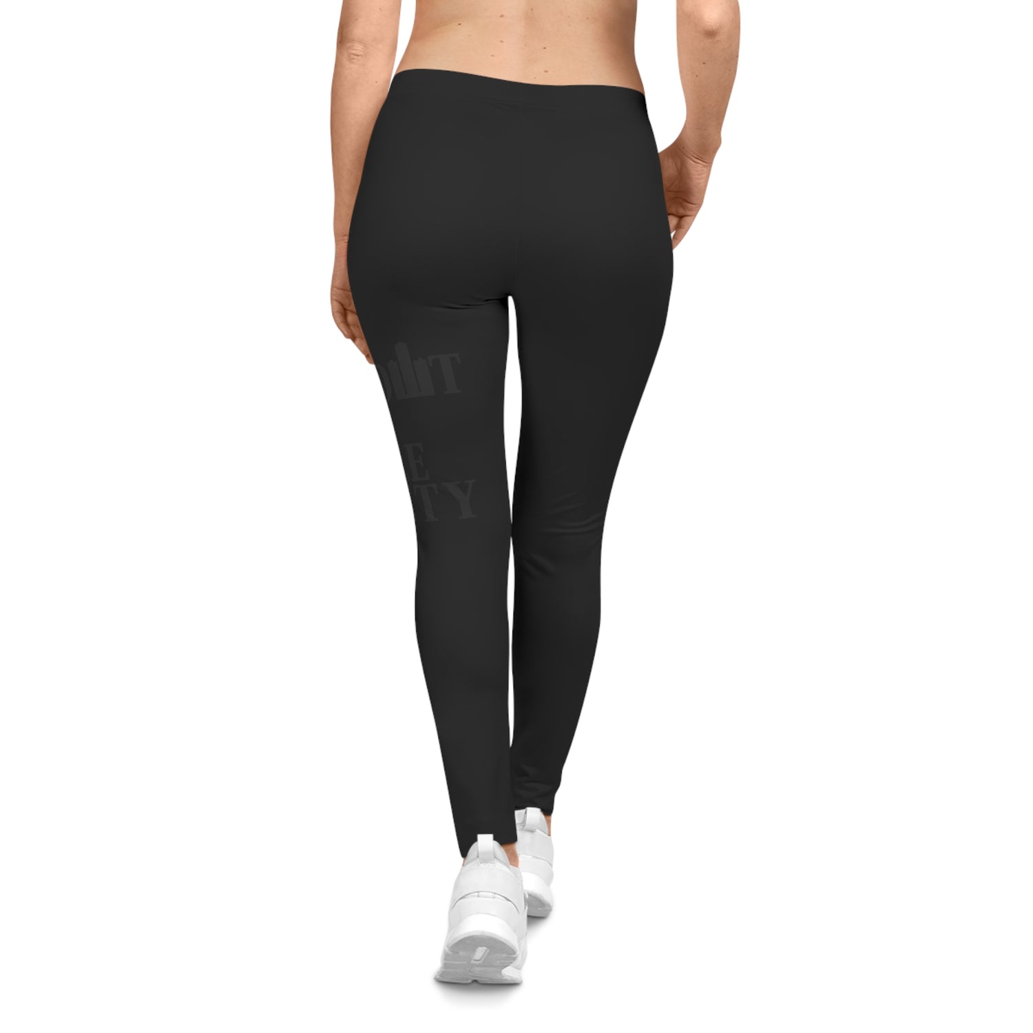 The Detroit Cool People Society Printed Leggings - Black - Tonyalicious Tees