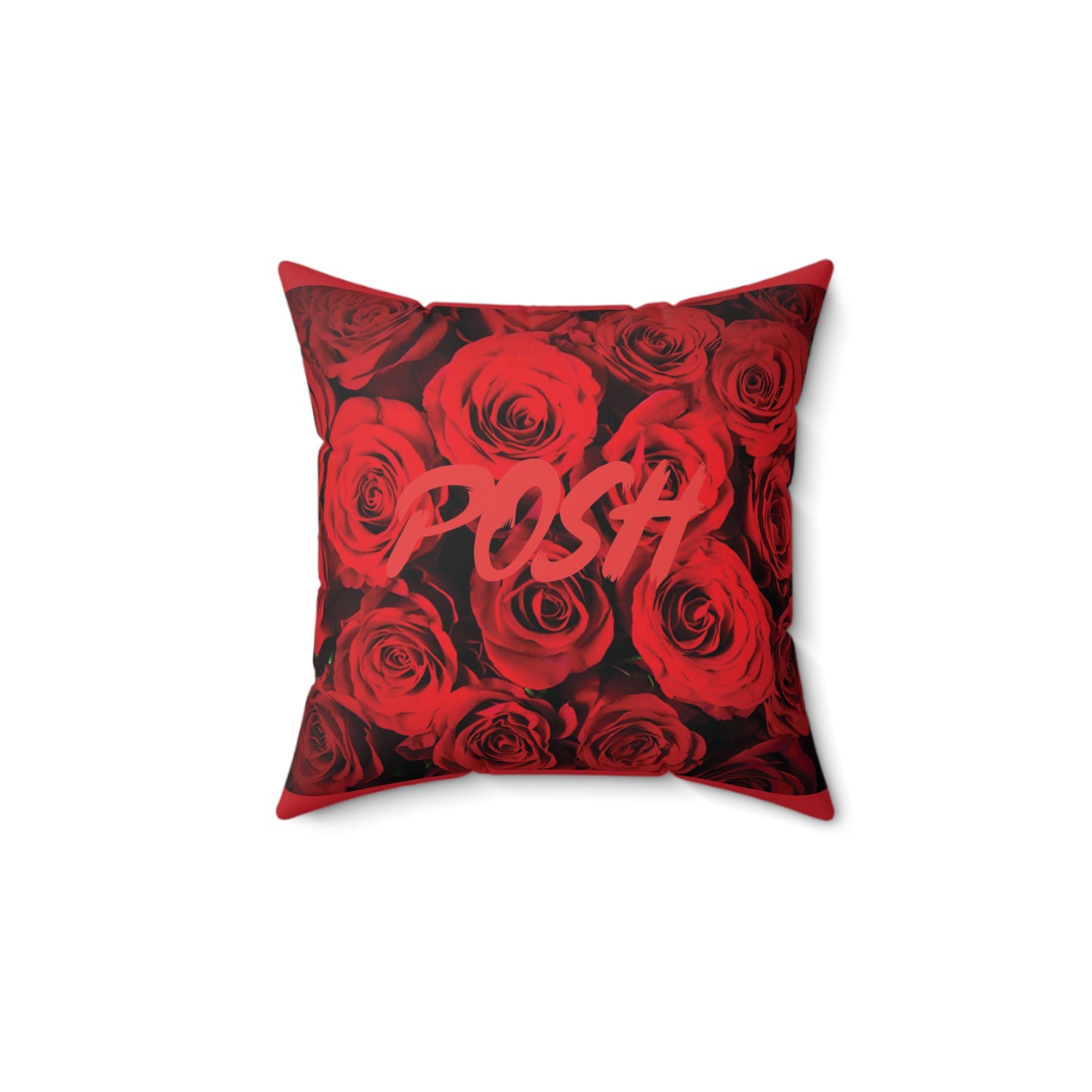 Posh Roses Decorative Pillow