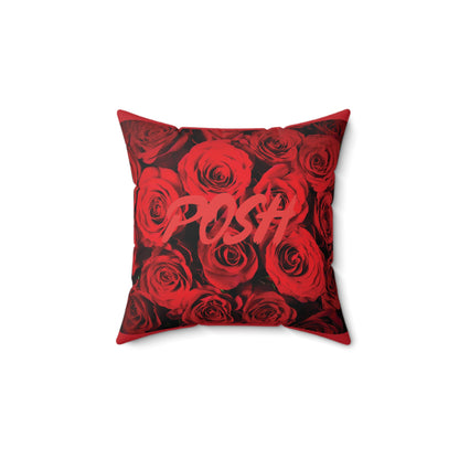 Posh Roses Decorative Pillow