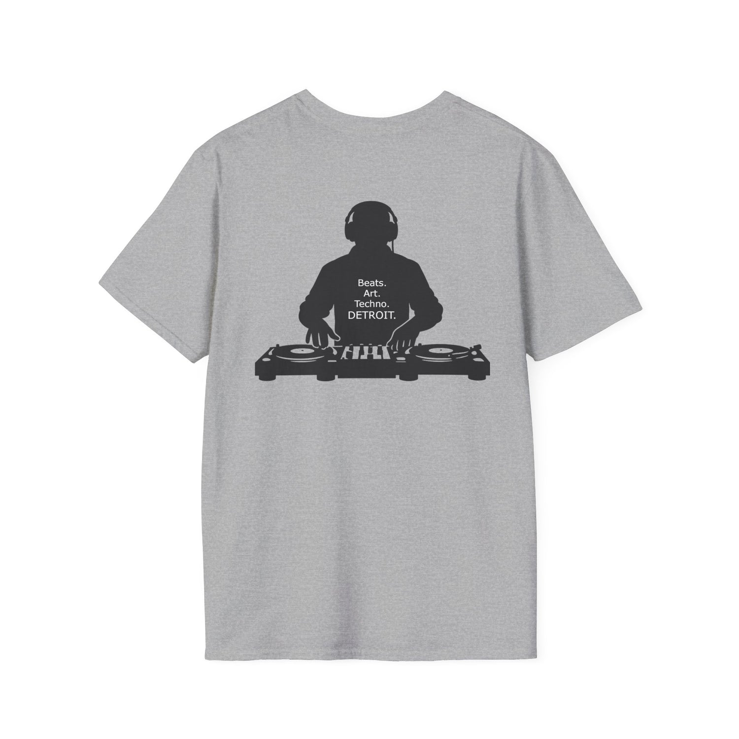 Beats. Art. Techno. Detroit Tee - Front and Back Print