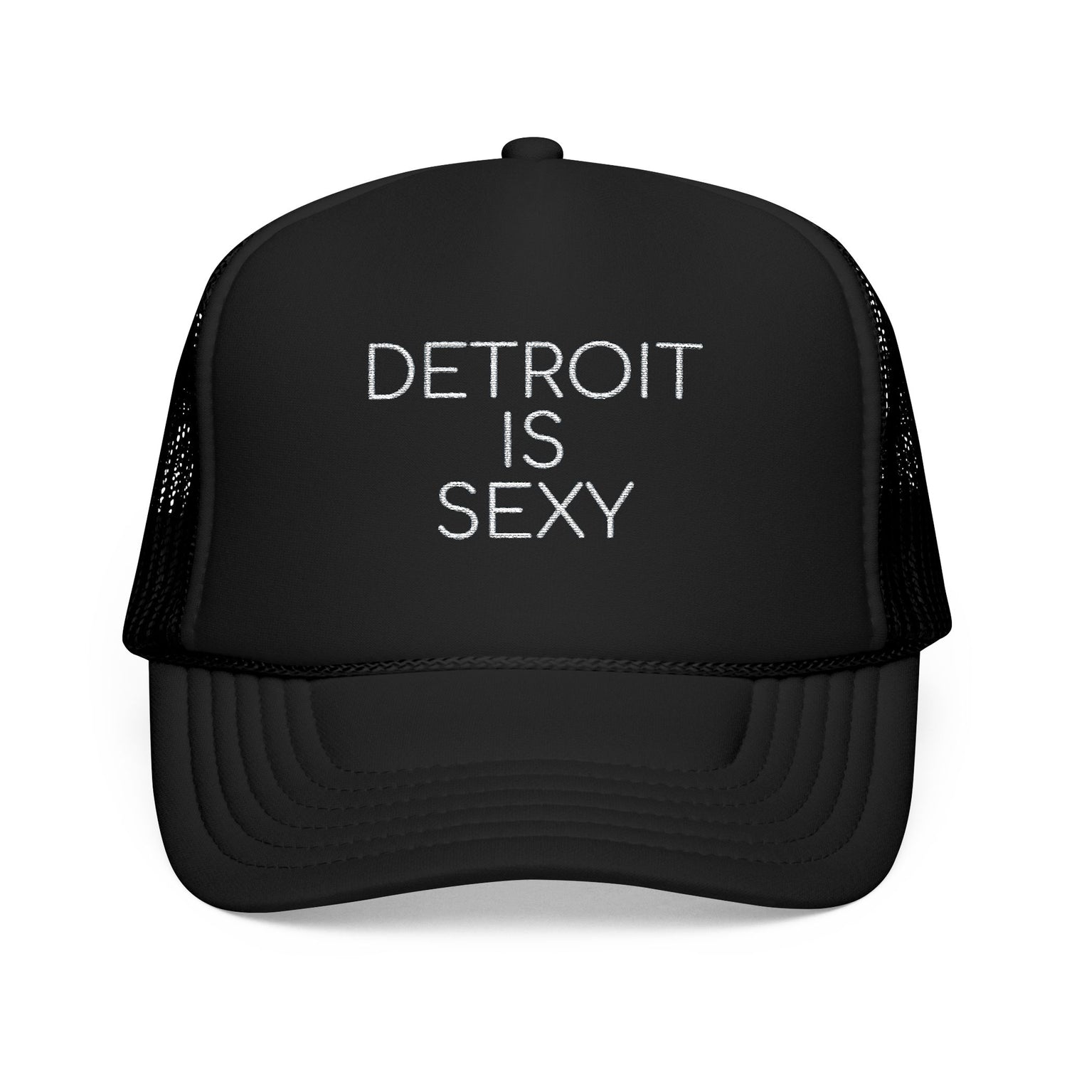 Detroit is Sexy Embroidered Trucker Hat - Tonyalicious Tees