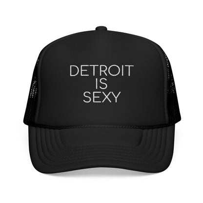 Detroit is Sexy Embroidered Trucker Hat - Tonyalicious Tees