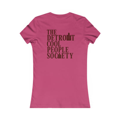 The Detroit Cool People Society Fitted Women&